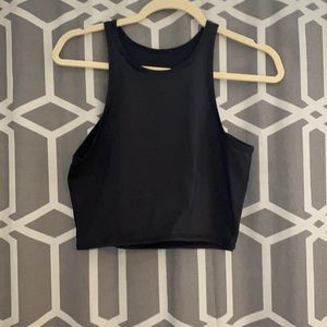 Teeki Black Crop Tank